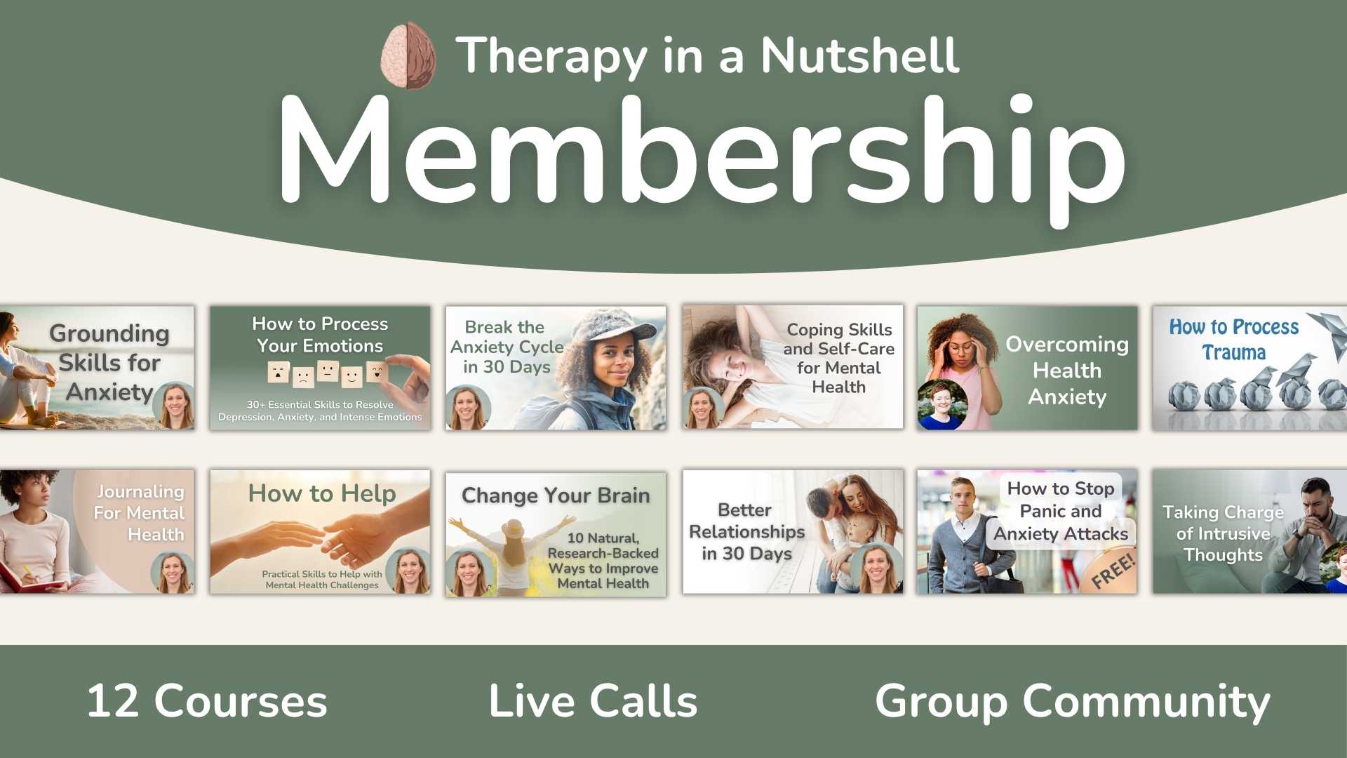 Therapy in a Nutshell Membership Overview